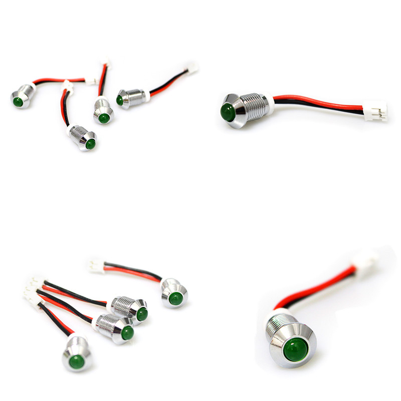 LED Wire Harness Red at Green Tagapagpahiwatig Light Electric Plug XH 2.54 Connector