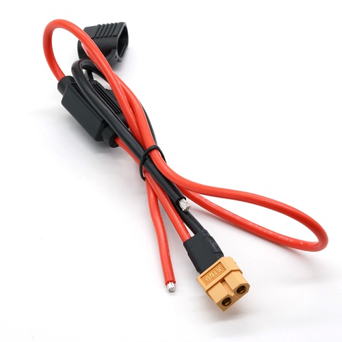 XT60 Plug Cable Harness Silicone Wire Na May Fuse Holder Para sa RC Lipo Battery na Napapasadyang